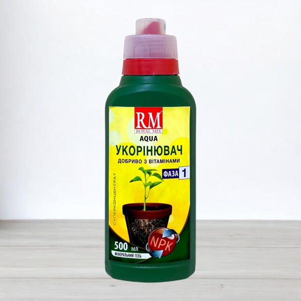 Мінеральне добриво гель-концентрат Royal Mix Aqua NPK 4-9-6, 500мл, укорінювач